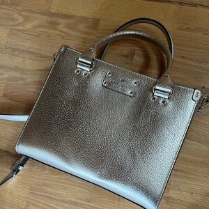 Champagne color Kate Spade purse